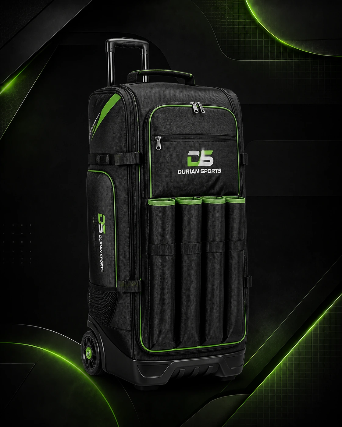 4-Bat Wheeled Bat Bag