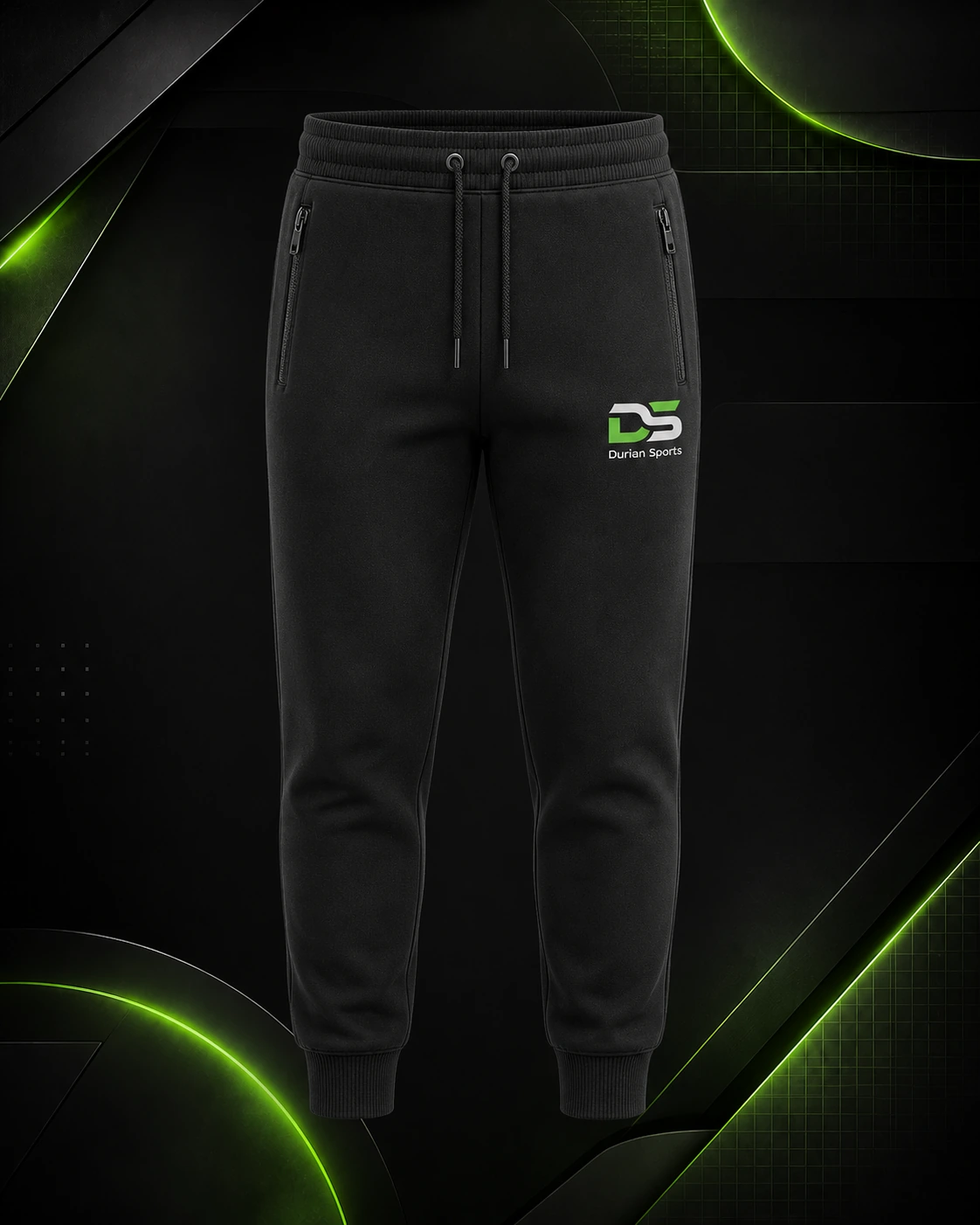 Ribbed-Cuff Joggers