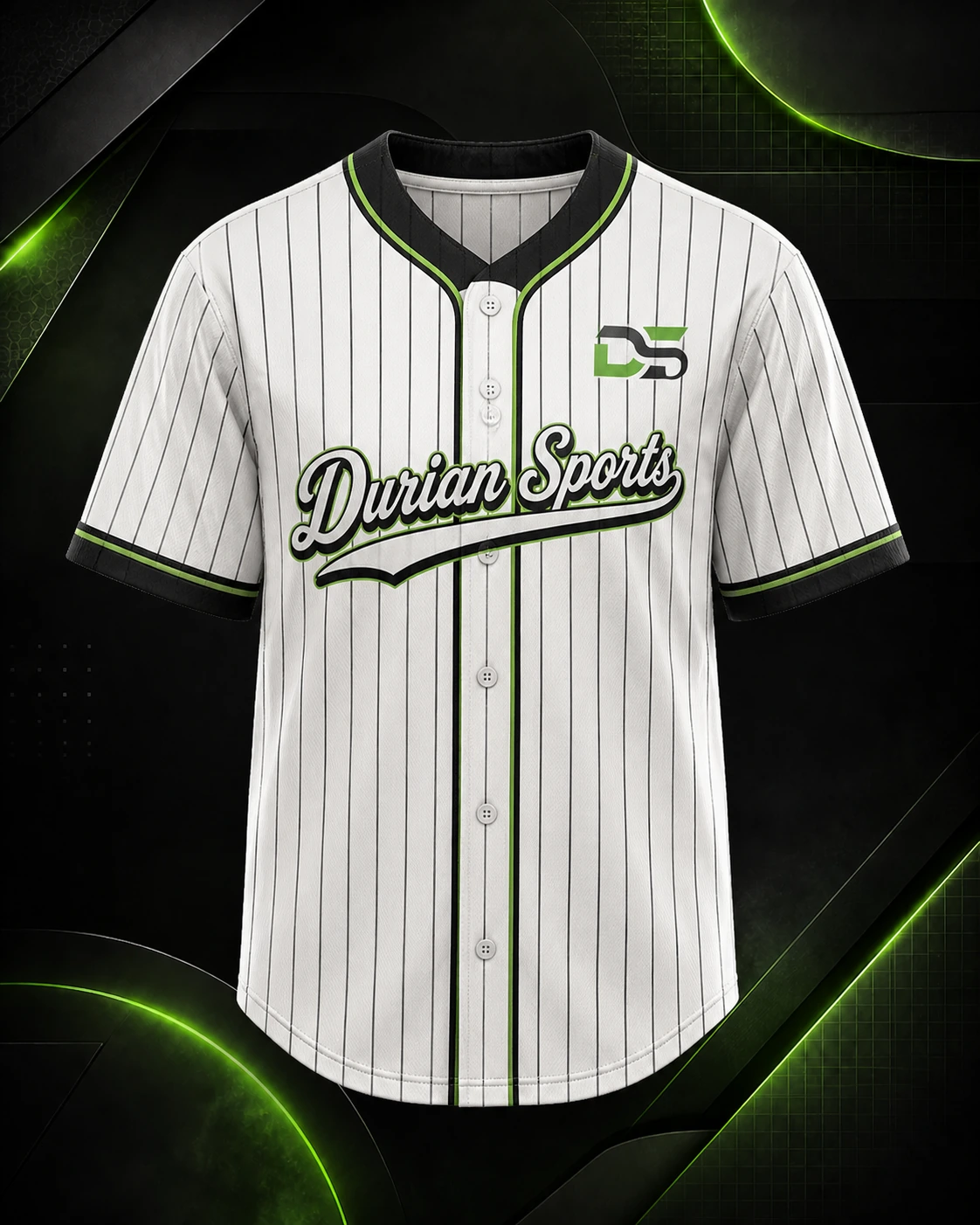 Pinstripe Baseball Jersey