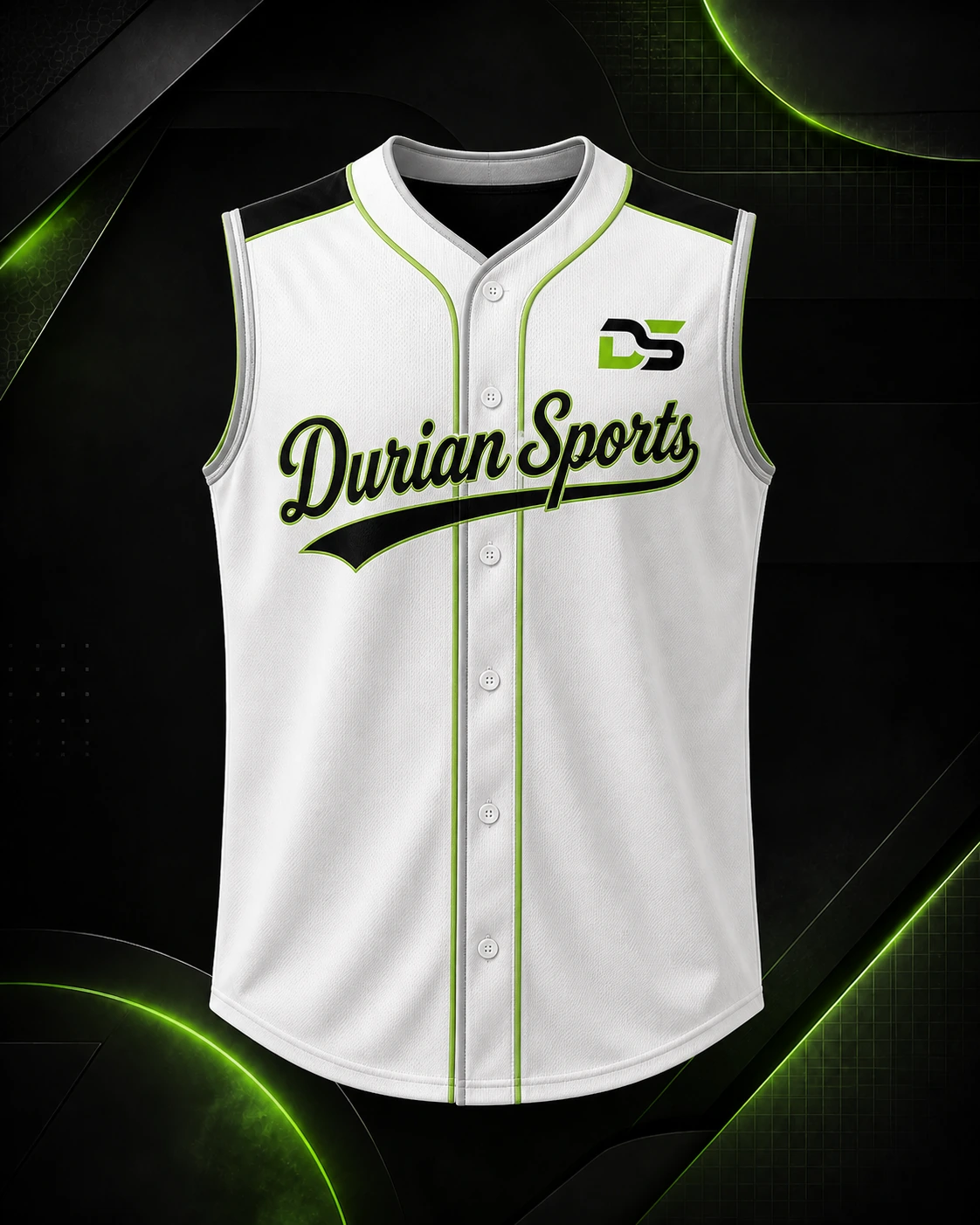 Sleeveless Baseball Jersey