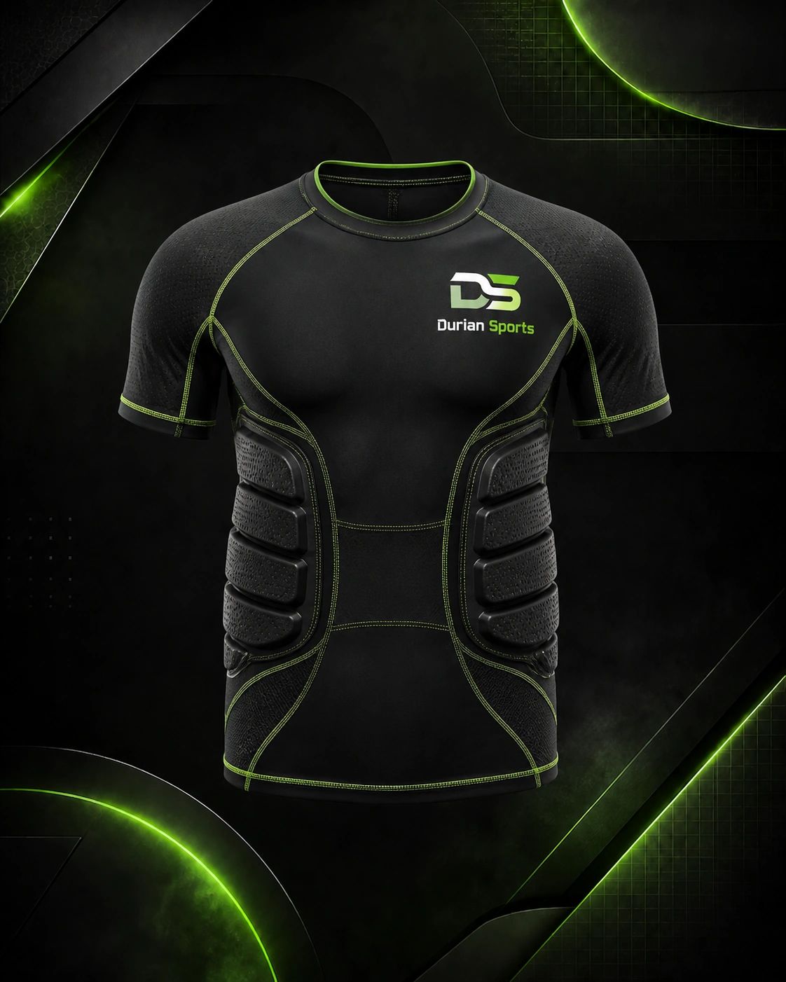 Rib-Padded Football Shirt